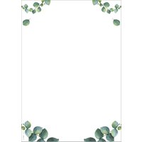 sigel Design-Papier, Eucalyptus, DIN A4, 90 g/qm, 2-spaltig – Bild 2