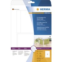 HERMA CD-Einleger für Jewelcase, 151 x 118 mm, weiß