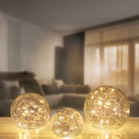 LED-Glaskugel-Set, 3-teilig – Bild 2
