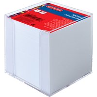 herlitz Zettelbox, Kunststoff, 90 x 90 mm, glasklar