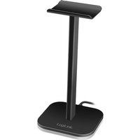 LogiLink Kopfhörer-Ständer, mit RGB-Licht, schwarz