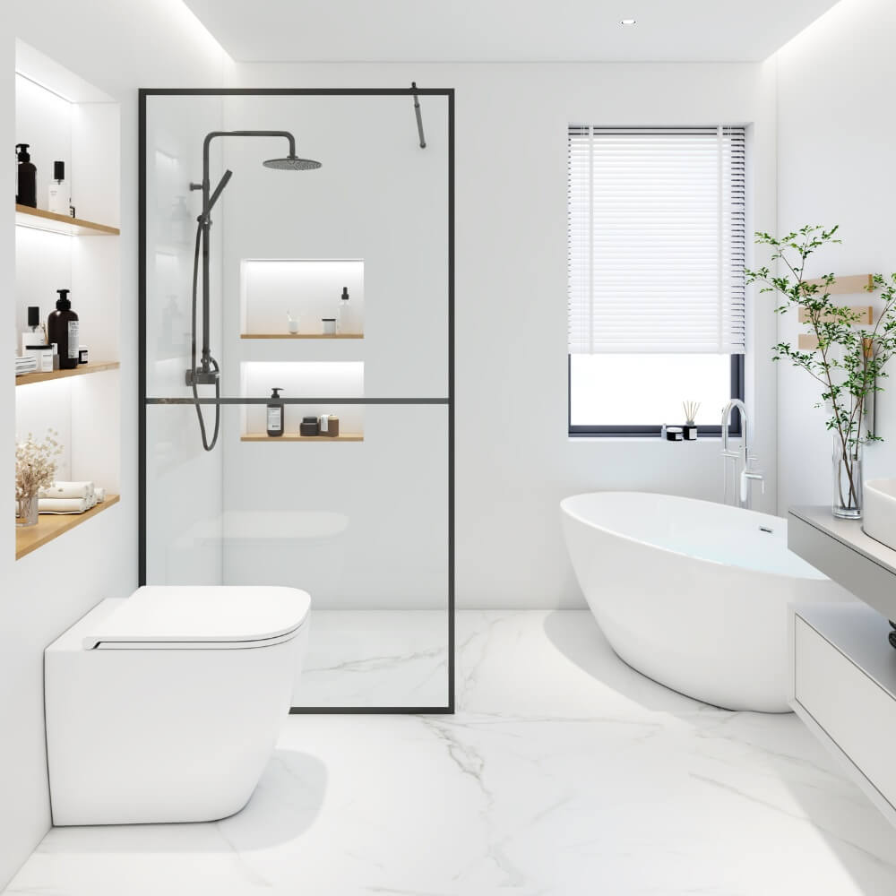 Home Deluxe 4058166256447 Duschabtrennung – Bild 3