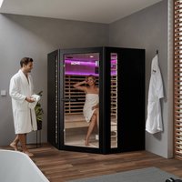 Infrarotkabine NERO XXL - 190 x 150 cm für 4-6 Personen – Bild 2