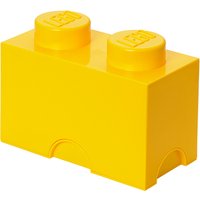 LEGO Aufbewahrungsstein STORAGE BRICK 2, 2,6 Liter, gelb – Bild 2
