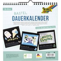folia Kreativ-Wandkalender, 230 x 240 mm, schwarz – Bild 2
