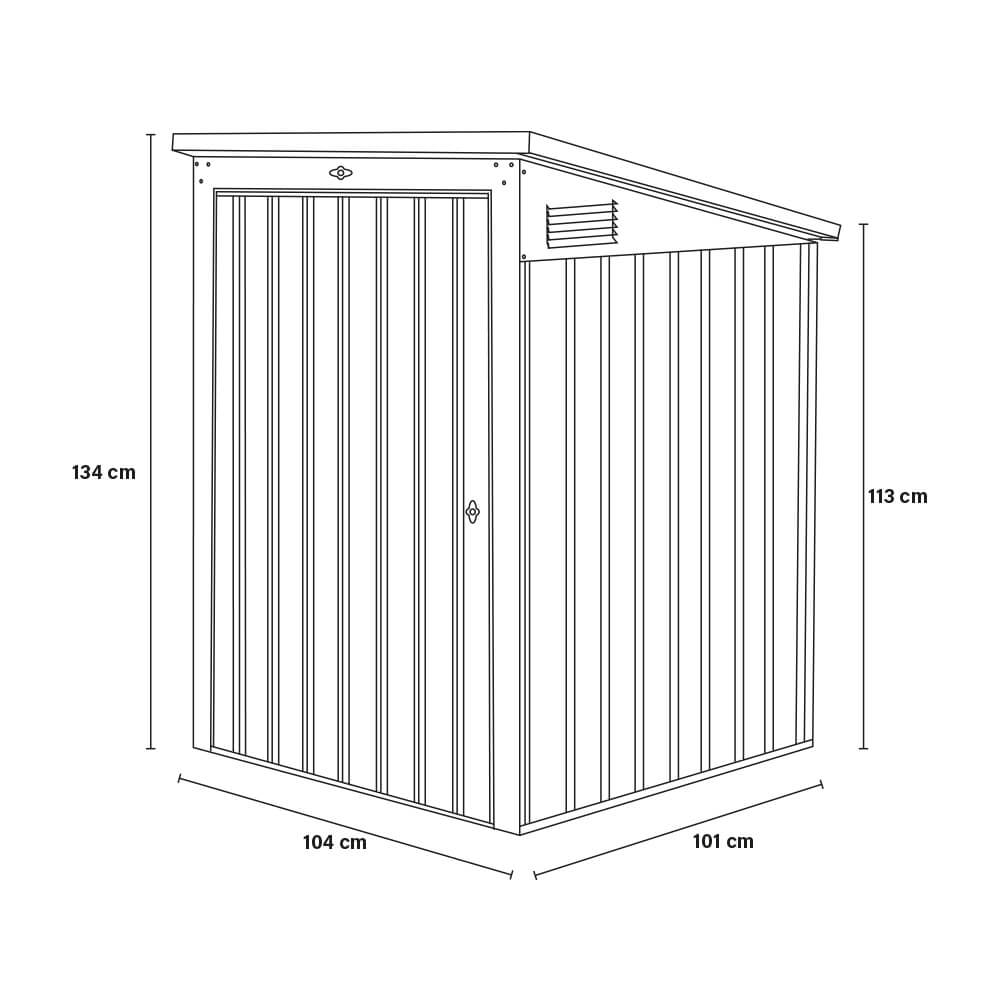 Mülltonnenbox BASURA S - 1x 240L – Bild 4