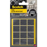 Scotch Extrembeständige Filzgleiter, 25 mm, grau