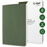 sigel Notizbuch Re-Up, DIN A5, kariert, moosgrün – Bild 2