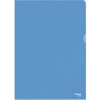 Esselte Sichthüllen Standard, DIN A4, PP, blau, 0,12 mm
