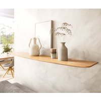 DELIFE Wandregal Edge Akazie Natur