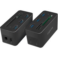 LogiLink USB 3.2 (Gen 1) Mini Docking Station, 10-Port