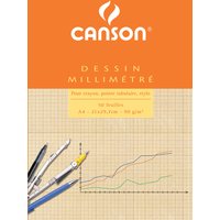 CANSON Millimeterpapier-Block, DIN A3, 90 g/qm – Bild 2