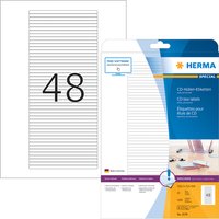 HERMA SPECIAL CD-Cover-Etiketten, 114,3 x 5,5 mm, weiß – Bild 2