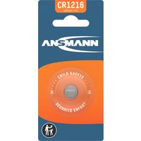 ANSMANN Lithium Knopfzelle CR1216, 3 Volt, 1er Blister