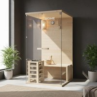 Traditionelle Sauna ARUNA - 100 x 190 cm für 1-2 Personen