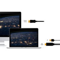 LogiLink HDMI-Kabel, HDMI-A USB-A - DisplayPort Stecker – Bild 2