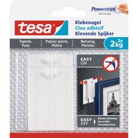 tesa Powerstrips Klebenagel für Tapete und Putz, 2,0 kg – Bild 2