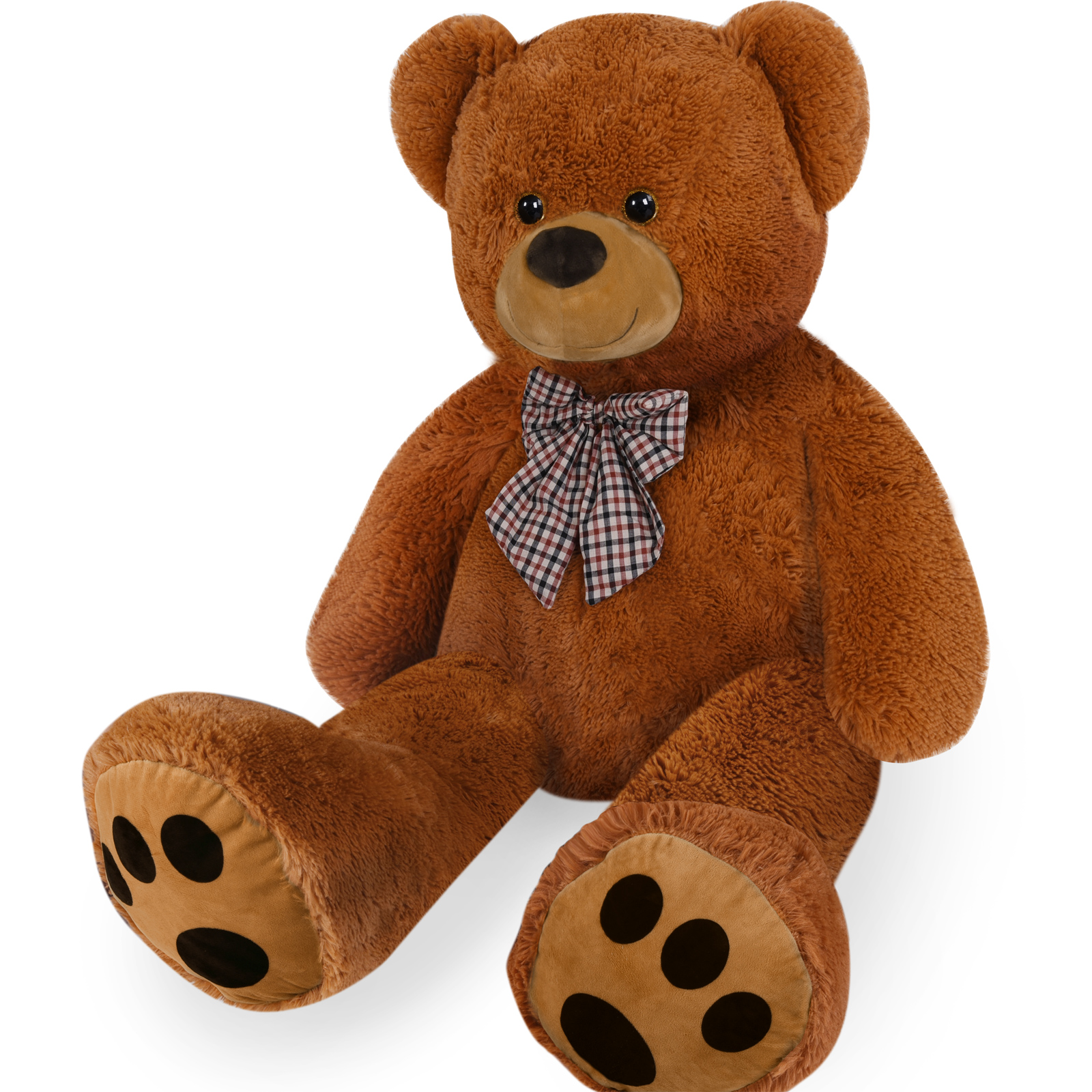 monzana Plüschtier Teddybär XXXL Braun 175cm – Bild 2