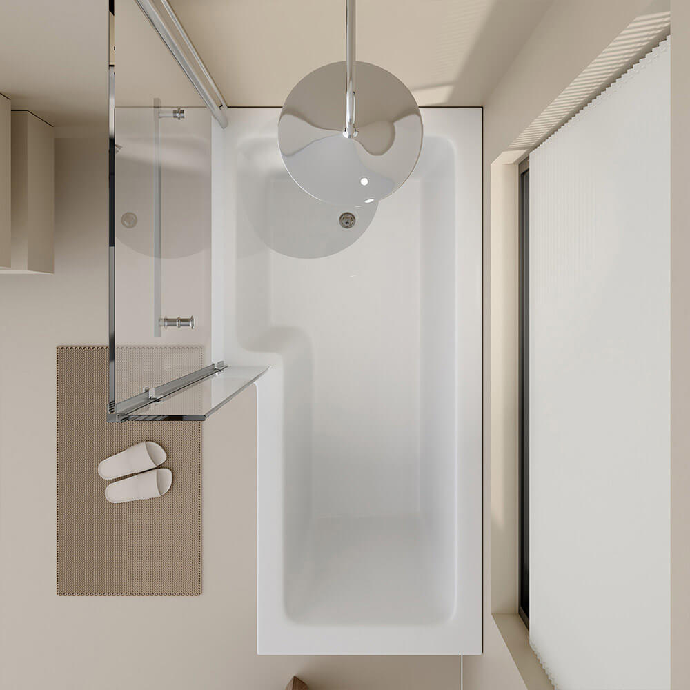 Home Deluxe 4058166014689 Duschbadewanne – Bild 4