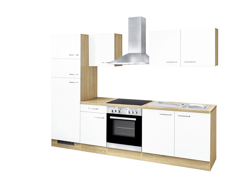 Hängeschrank Valero Weiß/Braun 50 x 54 x 32 cm – Bild 3