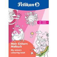 Pelikan Malbuch, Mein Einhorn, DIN A4, inkl. 100 Sticker – Bild 2