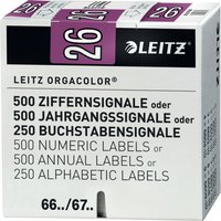 LEITZ Jahressignal Orgacolor, 26, auf Rolle, violett – Bild 2