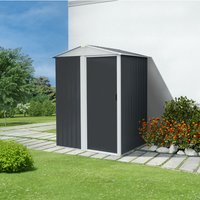 Geräteschuppen aus verzinktem Stahl BOHIO S - 151 x 189 cm