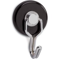 MAUL Magnet mit Karussell-Haken, Durchmesser: 35 mm, schwarz