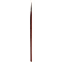 Rundpinsel mit brauner Spitze, synthetisch, Größe 0/3