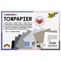 folia Tonpapier, Shades of Grey, DIN A4, 130 g/qm – Bild 2