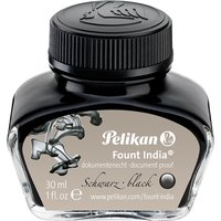 Pelikan Tinte, Fount India, schwarz, im Glas