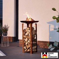 Feuerschale und Holzlager FRANK - Made in Germany – Bild 2