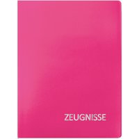 ROTH Zeugnismappe Basic, aus PP, DIN A4, magenta
