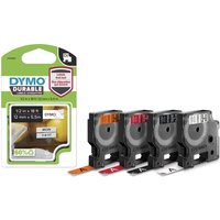 DYMO D1 Schriftbandkassette schwarz/weiß, 12 mm x 5,5 m