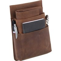 Alassio Gürteltasche für Kellnerbörsen, Hunter-Leder, braun