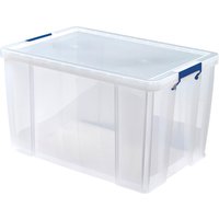 Fellowes Aufbewahrungsbox ProStore, 85 Liter, transparent – Bild 2