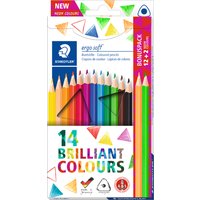 STAEDTLER Dreikant-Buntstift ergosoft, 12 2 Kartonetui