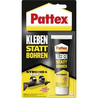 Pattex Kraftkleber Kleben statt Bohren, 50 g Standtube, weiß
