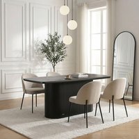Home Deluxe 4058166440778 Esstisch Schwarz