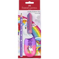 FABER-CASTELL Schreibset Einhorn Jumbo, violett, 3-teilig – Bild 2