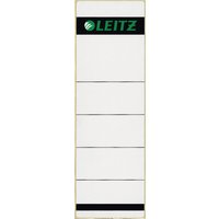 LEITZ Ordnerrücken-Etikett, 61 x 192 mm, kurz, breit, grau