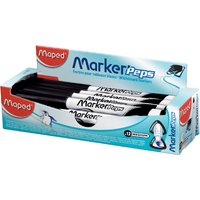 Maped Whiteboard-Marker Marker, Peps, schwarz, 12er Display