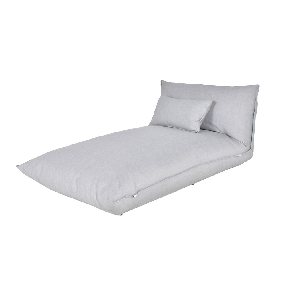 Home Deluxe 4058166448187 Loungebett Hellgrau – Bild 5