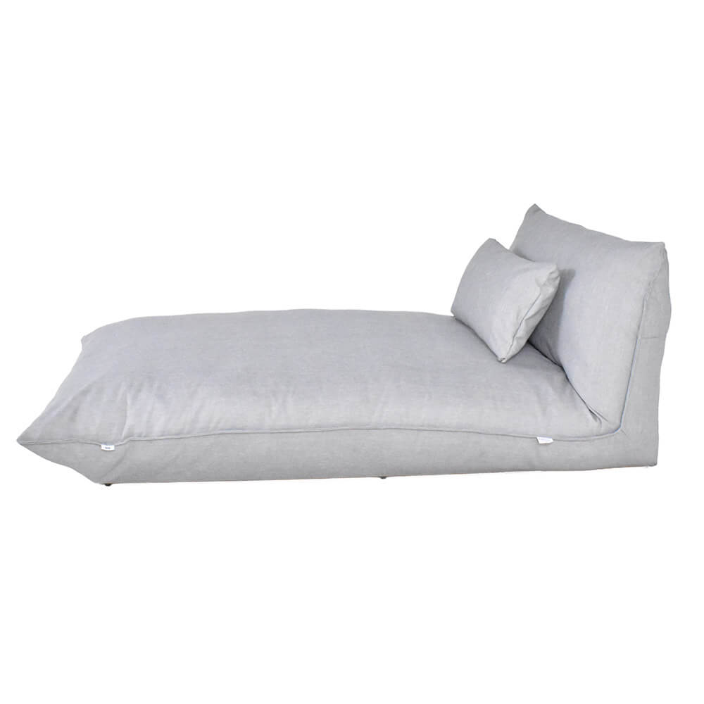 Home Deluxe 4058166448187 Loungebett Hellgrau – Bild 6
