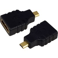 LogiLink Adapter, HDMI Kupplung - Micro HDMI Stecker, 19 Pol – Bild 2