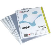 REXEL Prospekthülle Top Quality, A4, PP, glasklar, 0,08 mm – Bild 2