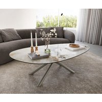 DELIFE Couchtisch Edge Oval Keramik