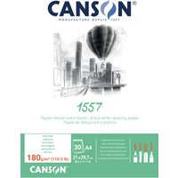 CANSON Skizzenblock 1557, DIN A4, 180 g/qm, rein weiß
