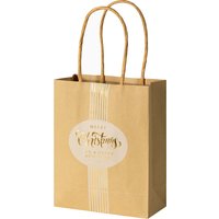 folia Papiertüten, Weihnachten, Kraftpapier, klein