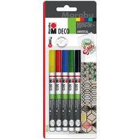 Marabu Acrylmarker, Deco Painter matt, 5er Blister